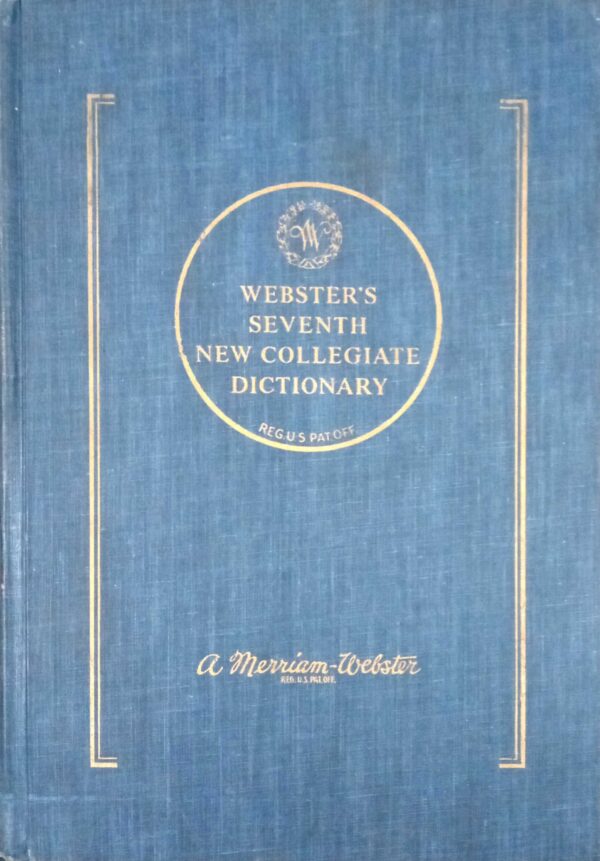 Webster's seventh new collegiate dictionary