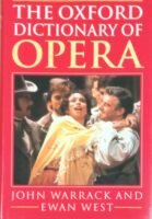 The oxford dictionary of opera