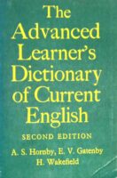 The advanced learner's dictionary of current English