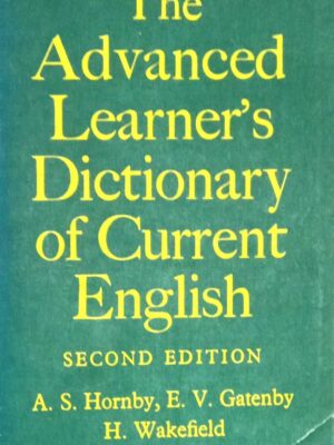 The advanced learner's dictionary of current English