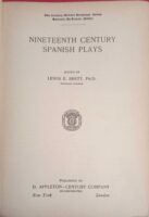 Nineteenth Century Spanish Plays