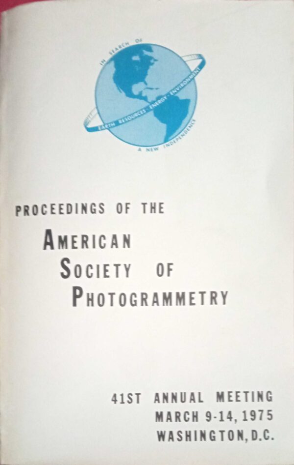 Proceedings of the American Society of Photogrammetry