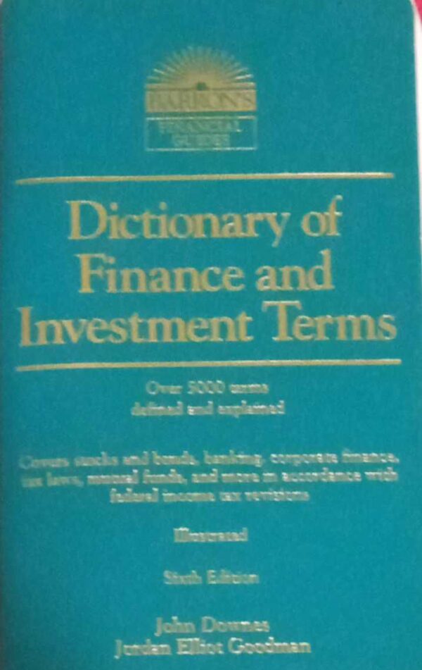 Dictionary of Finance and investment Terns