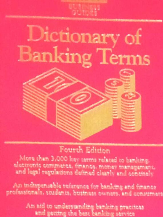 Dictionary of Banking Terms
