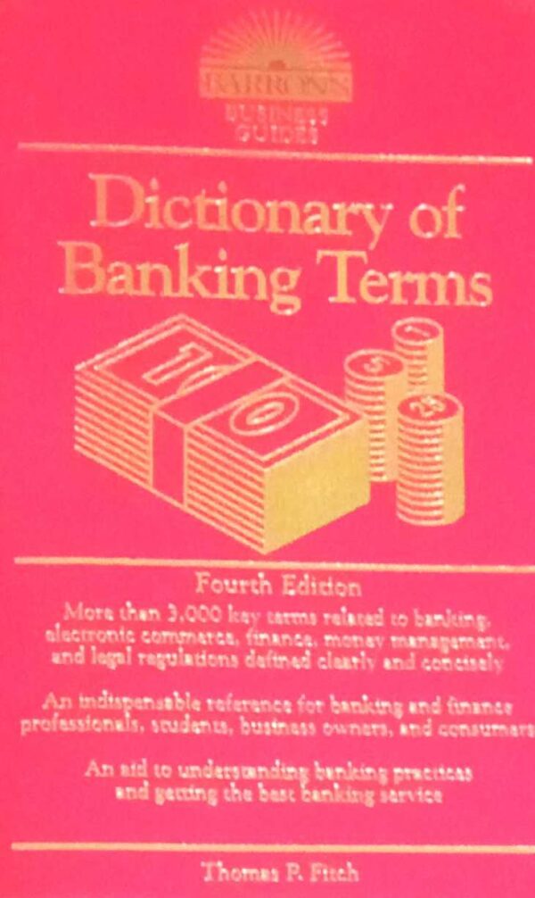 Dictionary of Banking Terms