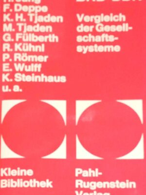 BRD- DDR Vergleich der Gesellschafts systeme