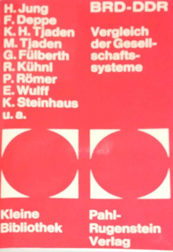 BRD- DDR Vergleich der Gesellschafts systeme