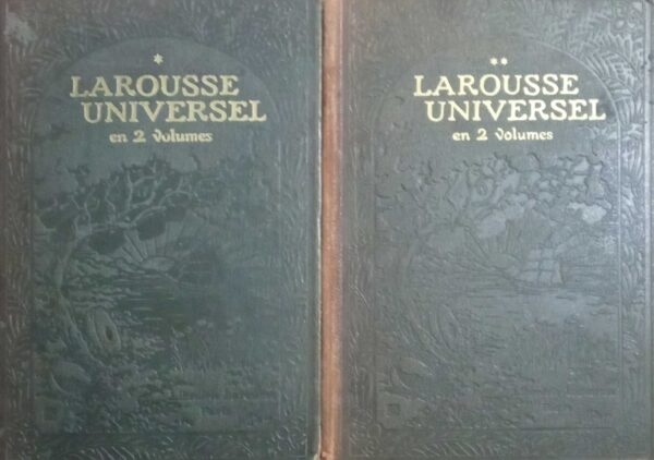 Larousse Universel en 2 volumes nouveau dictionnaire encyclopedique