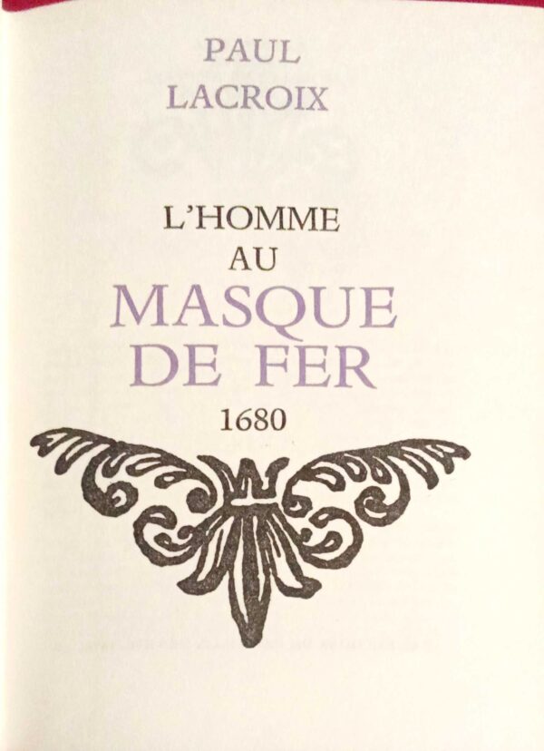 L'homme au Masque de Fer 1680